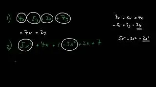 Learning How To Simplify Expressions & Collect Like Terms