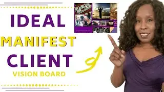 How to Attract Ideal Client with a Vision Board (Canva Beginner Tutorial)
