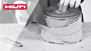 HOW TO install Hilti CFS-B firestop bandage