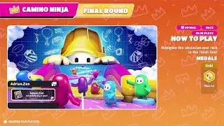 FALL GUYS CAMINO NINJA MAP | Almost Perfect Run
