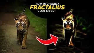Create a Fractalius Glow Effect In Photoshop | Photo Retouch