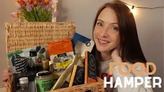 ASMR - Christmas Food Hamper Show and tell 🧀🍫🥃