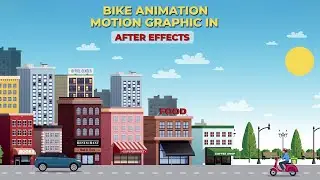 Bike Animation | 2D Animation | Motion Graphics | Aves Animation