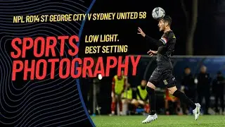 Sports Photography in Low Light. Setting and shooting location