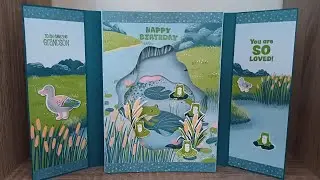 Child's funfold birthday card