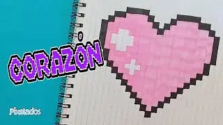 COMO DIBUJAR CORAZON PIXEL ART - PIXELADOS