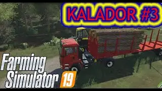 Farming Simulator 19. Погрузка леса. KALADOR #3