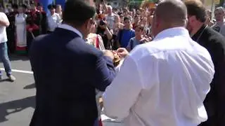 День города Невинномысска.Казачье подворье. Встреча Главы с гостями