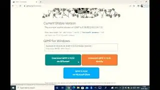 How to download GIMP 2. 10.32