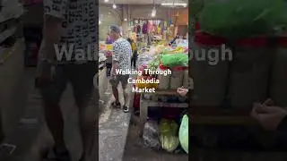 Shopping in a Cambodian Market
