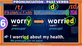 Pronunciacion De Verbos Regulares en Pasado En Ingles   PARTE 6