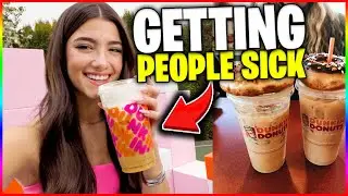 Charli D'Amelio NEW Dunkin Donuts Coffee is getting People SICK!