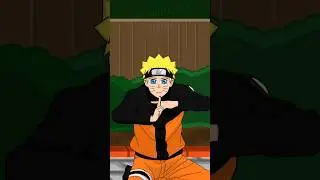 Naruto transformation (a parody of naruto) #shorts #naruto #100k #anime #flipaclip #animation