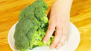 Broccoli from an egg   fast, simply, yummy