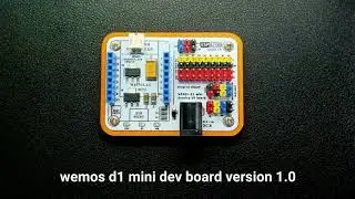 wemos d1 mini dev board version 1.0