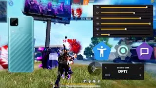 REALME NARZO 30A⚡ SETTINGS ⚙️ DPI + SENSI + HUD 🎯 FREE FIRE HEADSHOT SETTINGS