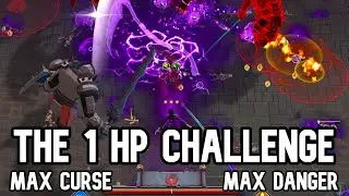 Destroying MAX DANGER MAX CURSE with 1 HP | Soulstone Survivors