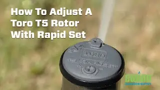 How To Adjust The Toro T5 Rotor With RapidSet