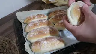5 Dakikada Sandeviç Ekmeği☺En Kolay Ekmek Tarifi