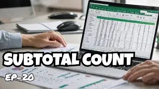 Excel Subtotal count formula in Excel | Learn the SUBTOTAL COUNT Function