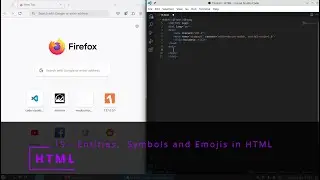HTML 19 💻 Entities,  Symbols and Emojis in HTML