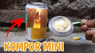 Cara Membuat Kompor Dari Kaleng Bekas  MINYAK GORENG Yang Mudah