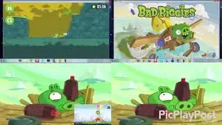 Bad Piggies Sparta Quadparison 2 (Sparta Remixes Side by Side 5)