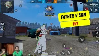 I Challenged my father in Free fire 1v1