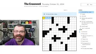 Learning Crossword Week 25 | NYT Crossword Thursday Oct 31st, 2024