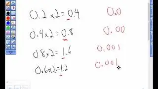 Fractional Decimal Numerals to Binary   Example 3