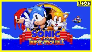 Sonic Triple Trouble 16-Bit LIVE gameplay ft. NoahNCopeland (the creator)