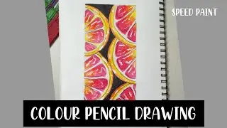 Colour pencil drawing |speedpaint|