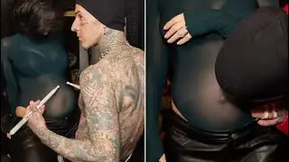 Kourtney Kardashian is PREGNANT! Announces surprise pregnancy at Travis Barker's Blink-182 concert