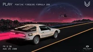 Firebird Formula 350 - Synthwave artwork - Virtual tuning