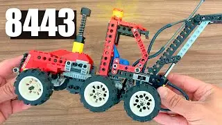 Пневматический обзор Lego Technic 8443 Pneumatic Log Loader