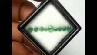 1 12cts  9pcs  Columbia Green Emerald