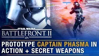 New Captain Phasma Leaked Gameplay + Hidden Secret Weapons | Battlefront Update