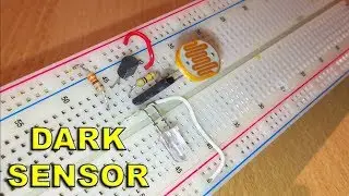 Dark Sensor with BC546 - Turn ON a Light in the Darkness