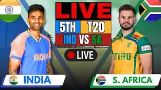 🔴 India vs South Africa, 5th T20I, Ahmedabad | Cricket Live Match Today, IND VS SA, India Batting