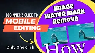 How to remove watermark from image in just one click #shorts
