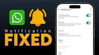 How to Fix WhatsApp Incoming Messages | How To Fix Notification Not Showing in iPhone