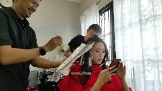 full video colour baby highlight and texture long layered hair