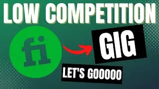 Best Low Competition Fiverr Gig // Earn Money Online 2022