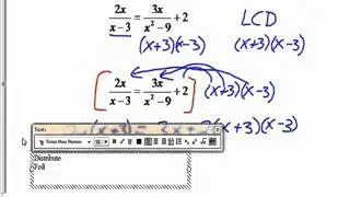 Solving Rational Equations using the LCD Method