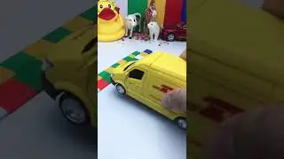 Toy car vs speed bumps Sunny Cars 