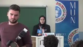Hüseyin Çelik Anadolu Lisesi MUN Konferansının 1. Oturumu