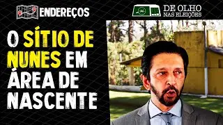 O sítio de Ricardo Nunes em loteamento irregular no sul de SP
