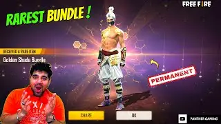 Finally Got Golden Shade Bundle | New Incubator Spin - Garena Free Fire #onespintrick