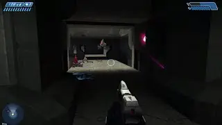 Halo CE Moses Refined Campaign grunt goes flying XD