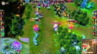 Really close ending between SHC and SK